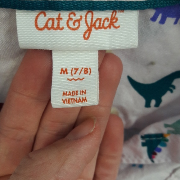 Cat and Jack Dinosaur Button Up - Picture 3 of 5